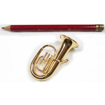 Mini Baritone Horn, Brass 4” Musical Gifts Lark in the Morning