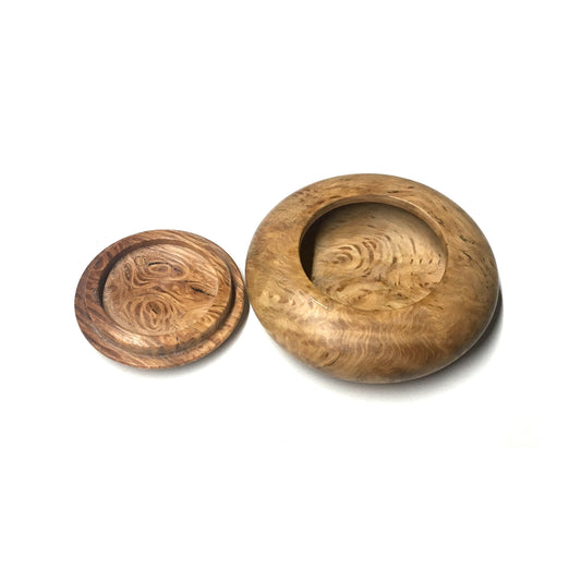 Round Wooden Box for Picks (And Other Small Items) Musical Gifts Lark in the Morning