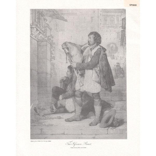 Print : The Piferari Musical Prints Lark in the Morning