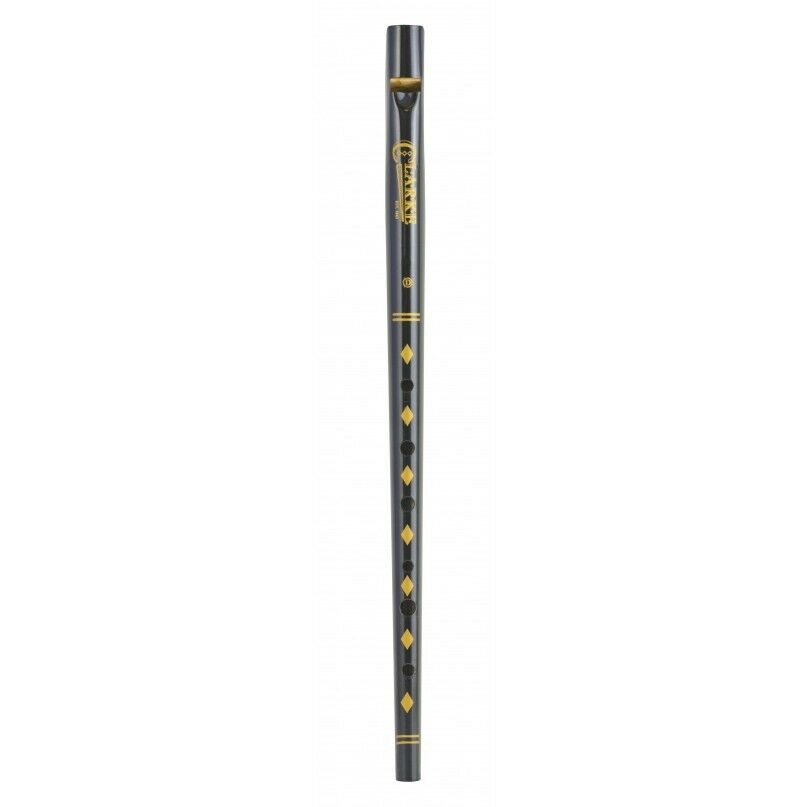 Clarke Original D Tinwhistle, Black/Gold Pennywhistles Clarke