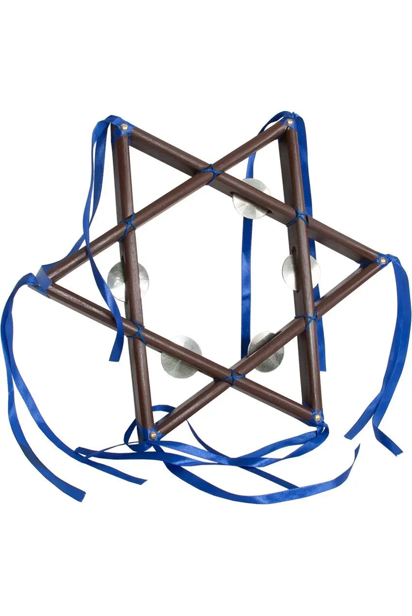 Star Tambourine, 6 point 12"x1" Tambourines Mid-East