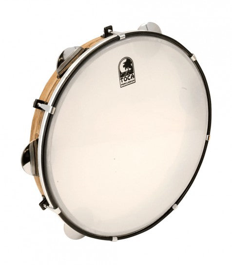 Toca Tunable Pandiero (10 inch) with Platinellas Tambourines Toca