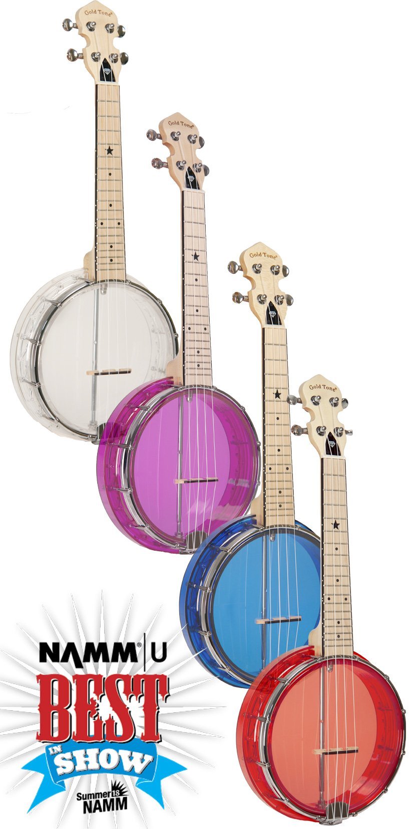 Gold Tone Little Gem Banjo Ukulele Ukuleles Gold Tone