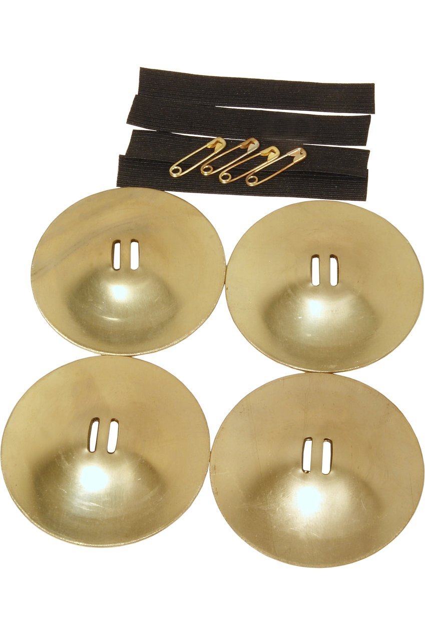 Flare Belly Dance Zills, 2.4", Set of 4 Zils Mid-East