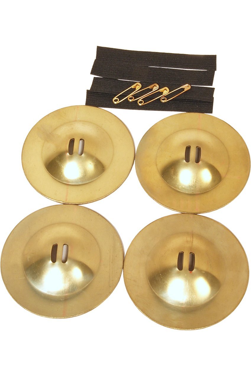 Super Belly Dance Zills, 2.7", Set of 4 Zils Mid-East