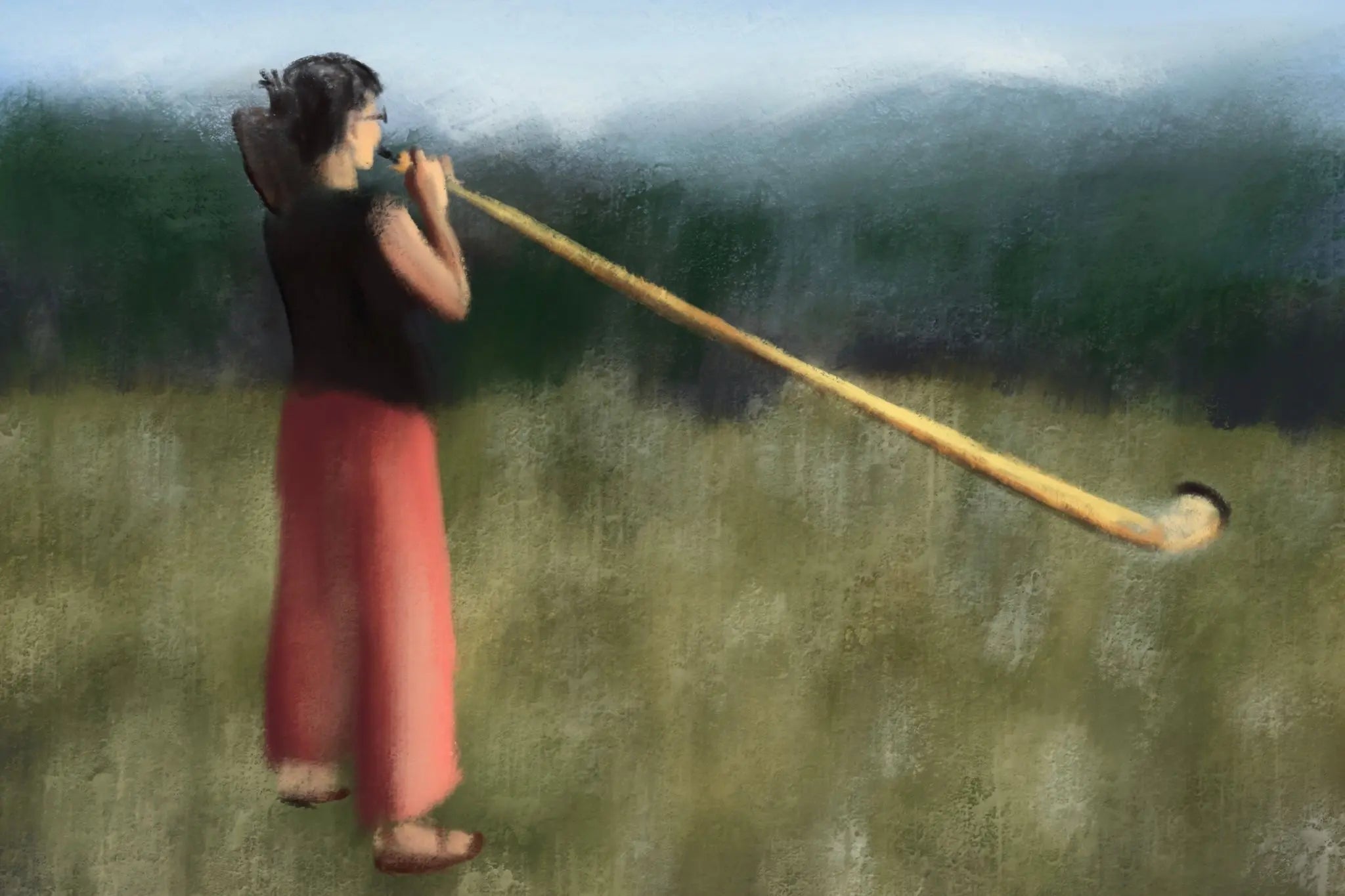 Anna Rudolf Alphorn The Alphorn: Everything You Wanted To Know - Lark in the Morning