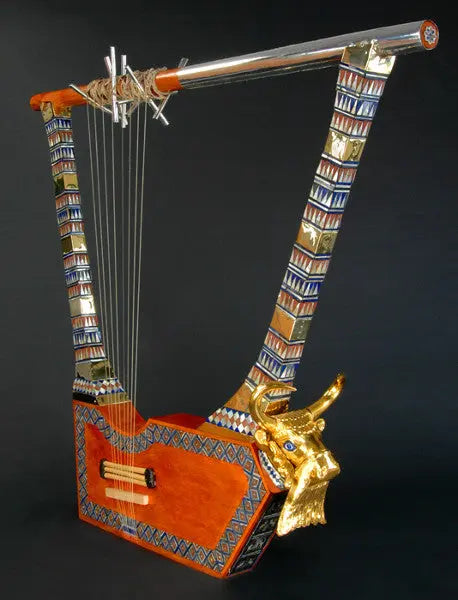 Golden Lyre of Ur Replica