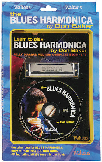 Learn to Play Blues Harmonica Harmonica/Book/CD Media Hal Leonard   