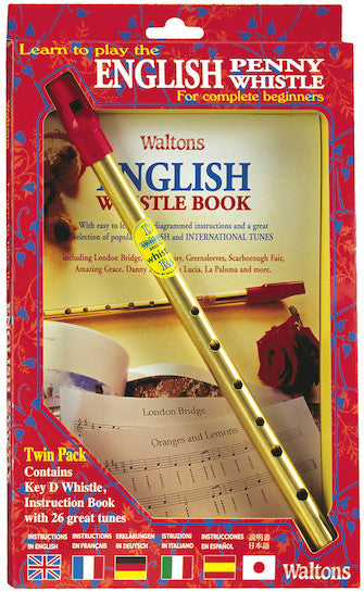 Learn to Play the English Penny Whistle for Complete Beginners Twin Pack Pennywhistles Hal Leonard   
