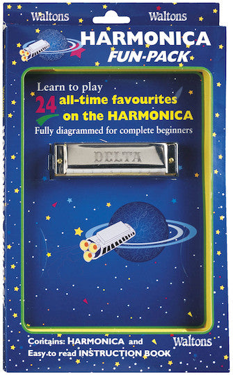 Harmonica Fun-Pack Harmonica/Book Media Hal Leonard   