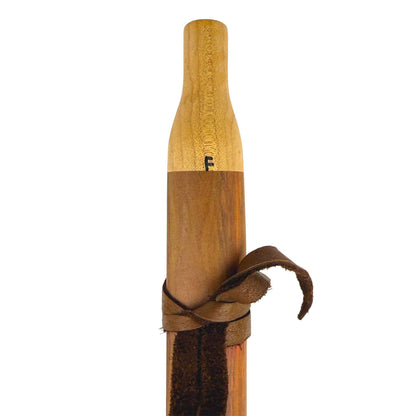 Native American Flute in F Minor by Nash Tavewa, Honduran Rosewood with Quilted Maple Mouthpiece 