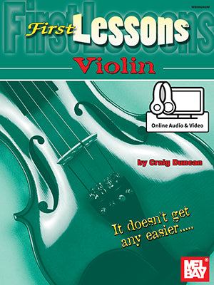 Mel Bay's First Lessons Violin (Book + Online Audio/Video) Media Mel Bay   