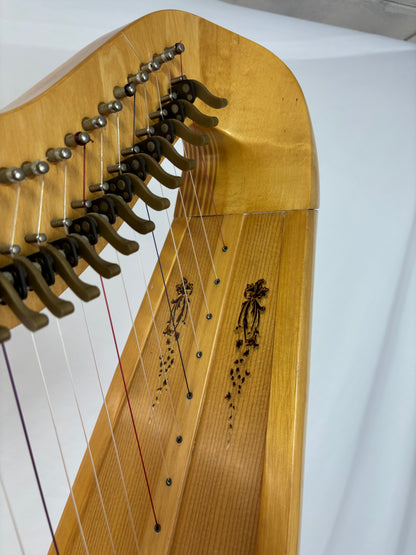 Lyon & Healy Troubadour IV Harp,  Pre-owned