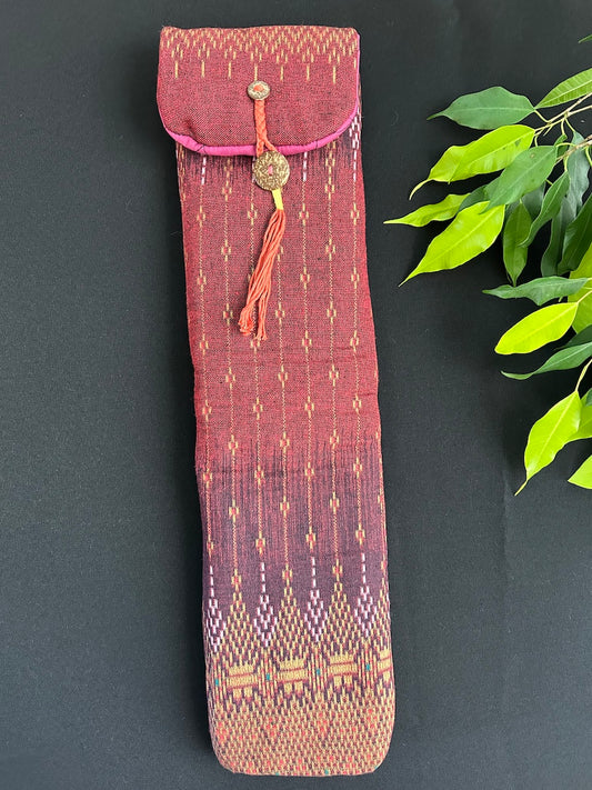 Little Fish Cotton Flute Bag - Autumn Rays - Suitable for Medium Flute Flute Bags Little Fish Artwork   