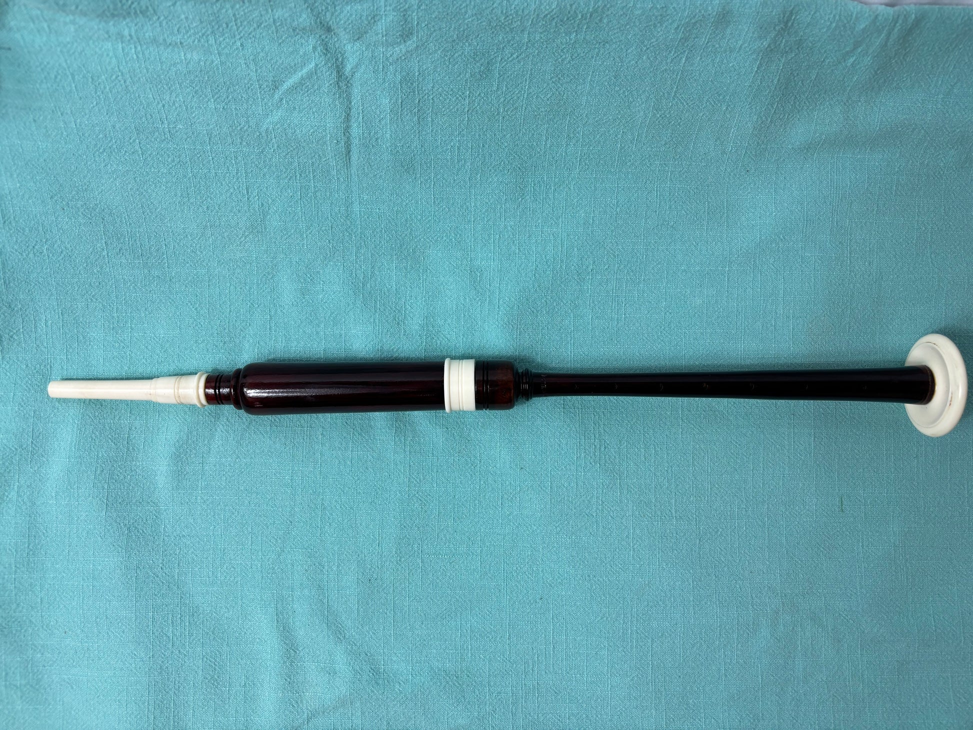Practice Chanter, rosewood Bagpipes Lark in the Morning   
