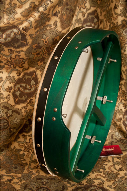 Roosebeck Bodhran, 16"x 3.5", Tune, Green, T-Bar