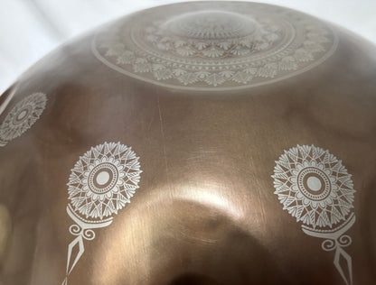 Handpan in "D Kurd" tuning, 10 notes, *Blemished*