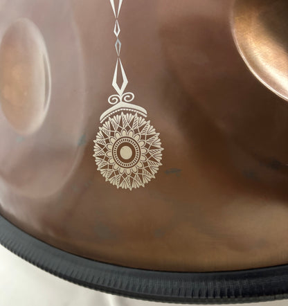 Chirp Handpan in "D Kurd" tuning, 9 notes, *Blemished*