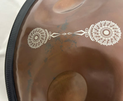 Chirp Handpan in "D Kurd" tuning, 9 notes, *Blemished*