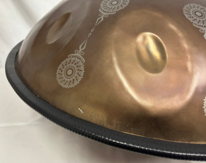 Handpan in "D Celtic Minor" tuning, 9 notes, *Blemished*