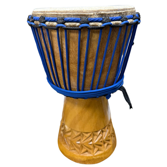 Djembe Drum, 7.5 inch head x 12.5 inches tall, Natural 