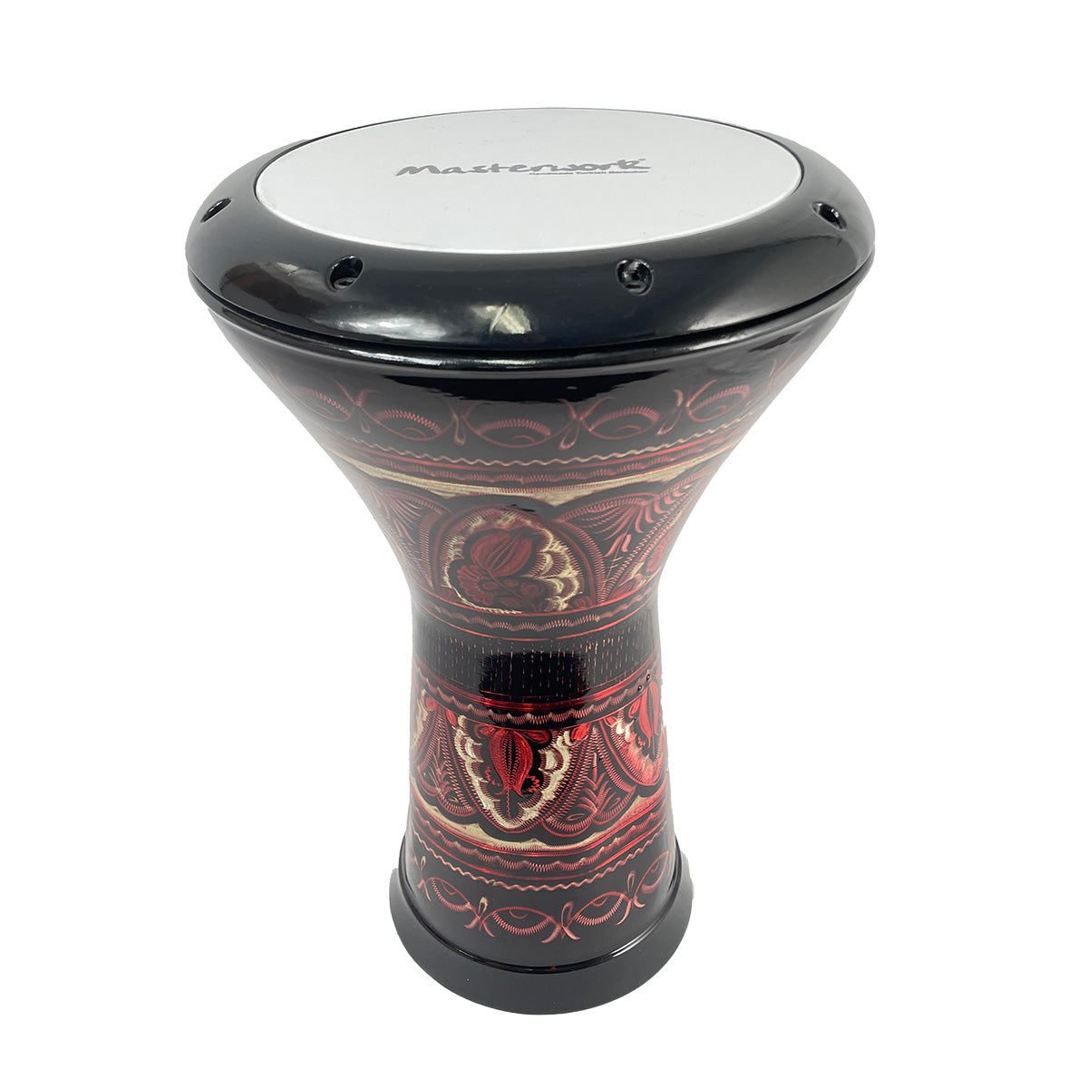Masterwork Decorated Copper Dumbek - Lark in the Morning