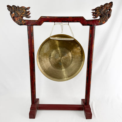 14" Wind Gong with Decorative Stand