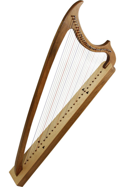 Early Music Shop 29-String Gothic Harp - Walnut Harps Early Music Shop   