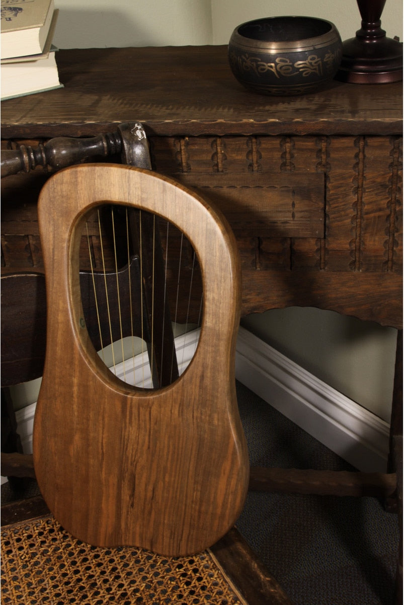 Lyre Harp, 10 String, Walnut