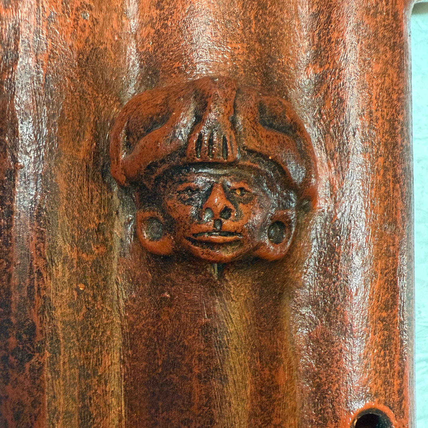 Native American Ceramic Triple Harmony Flute (G, Bb, D), by Nash Tavewa 