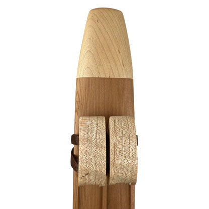 Native American Drone Flute in High C minor by Nash Tavewa, Western Red Cedar with Maple Mouthpiece