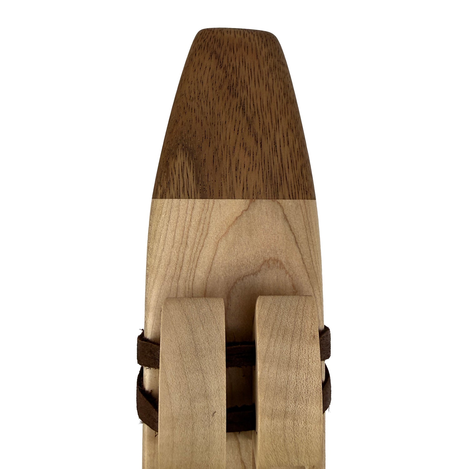 Native American Drone Flute in G minor by Nash Tavewa, Curly Maple with Acacia Mouthpiece 