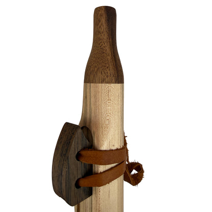 Native American Flute in G Minor by Nash Tavewa, Maple with Acacia Mouthpiece 