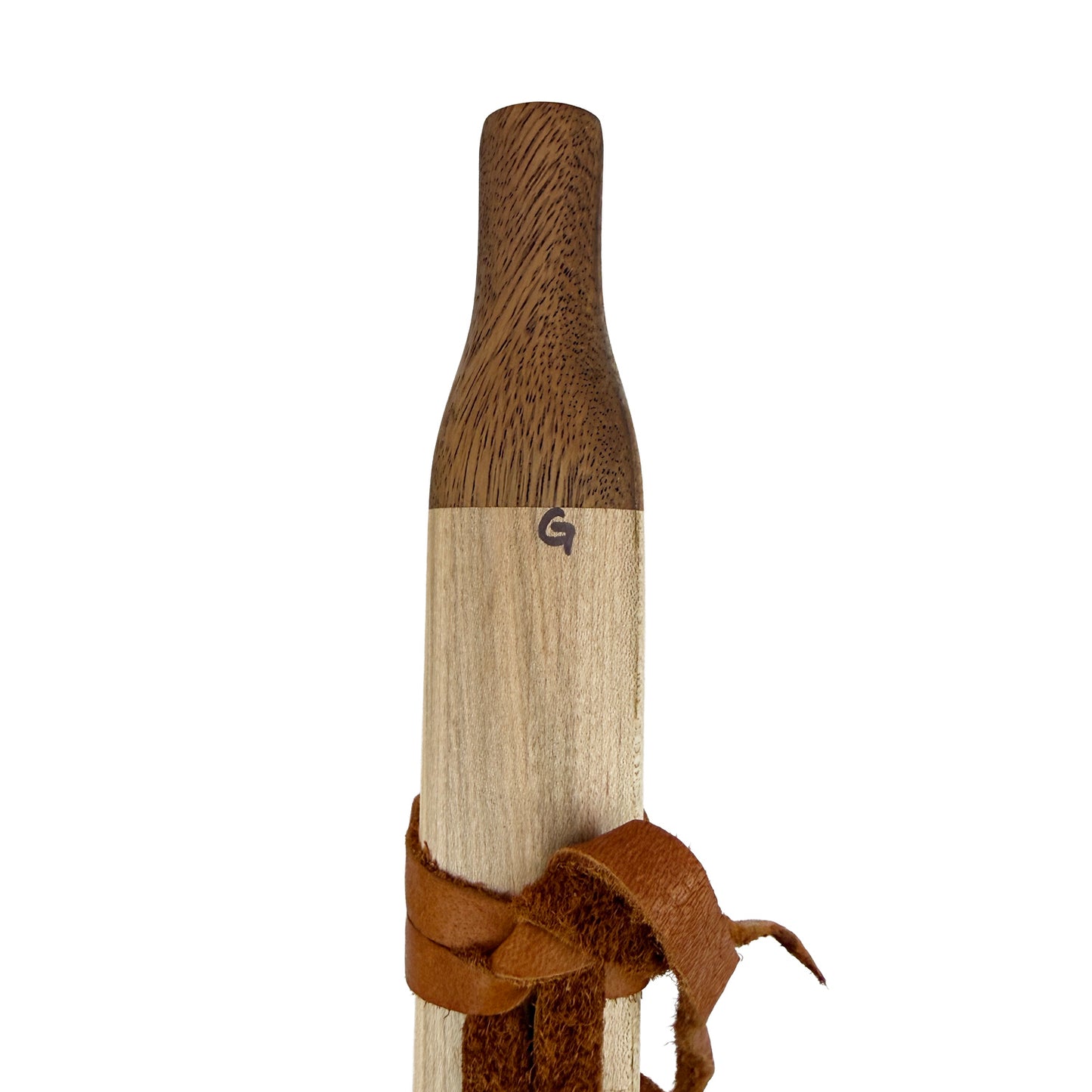 Native American Flute in G Minor by Nash Tavewa, Maple with Acacia Mouthpiece 