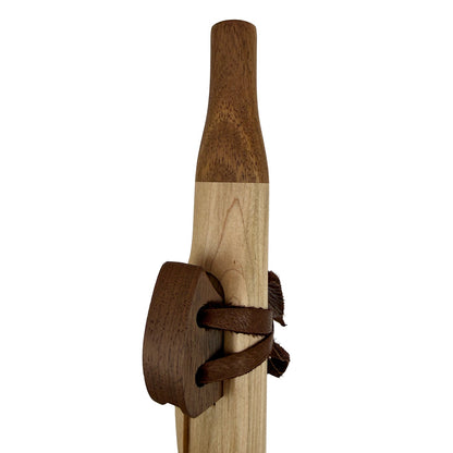 Native American Flute in A Minor by Nash Tavewa, Maple with Acacia Mouthpiece 