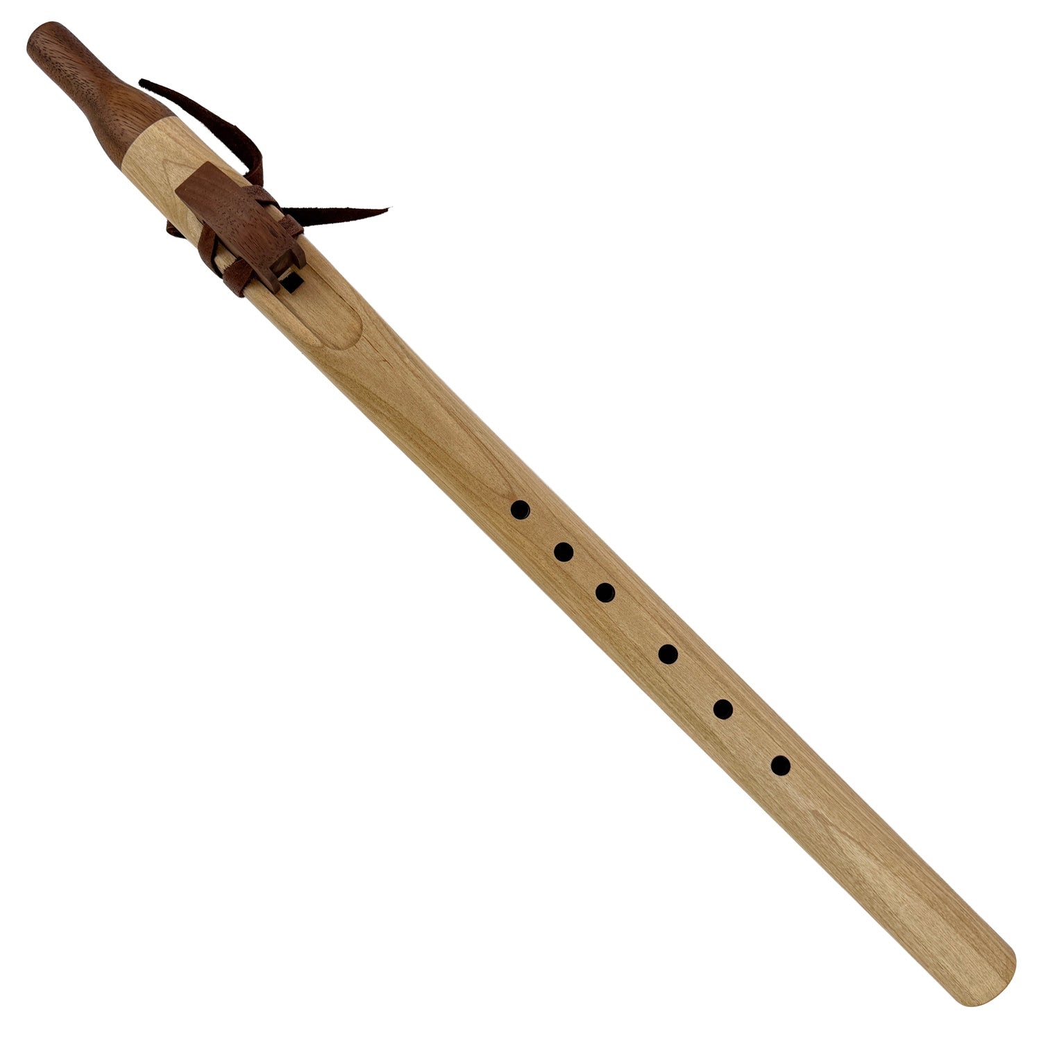 Native American Flute in F Minor by Nash Tavewa, Maple with Acacia Mouthpiece 