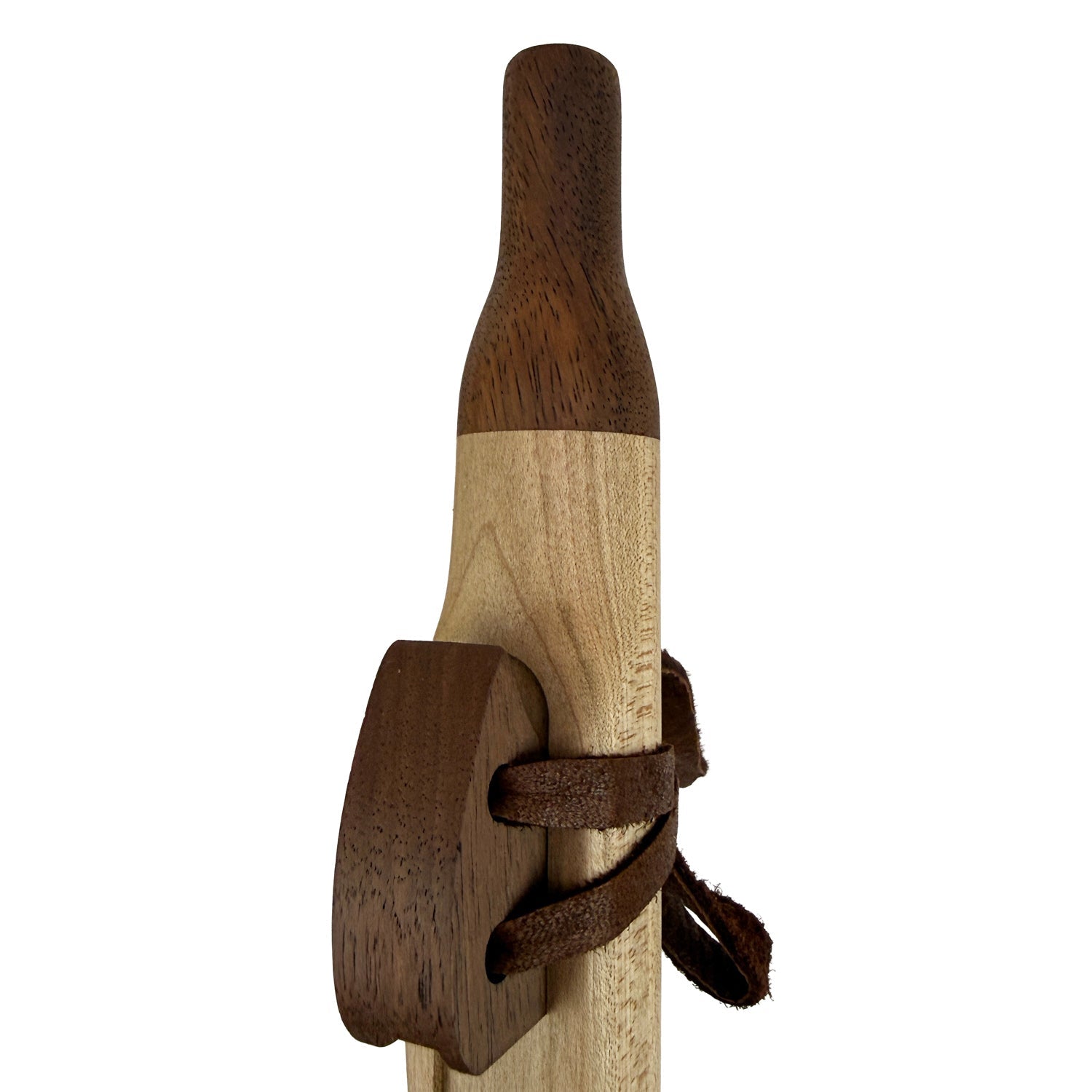 Native American Flute in F Minor by Nash Tavewa, Maple with Acacia Mouthpiece 