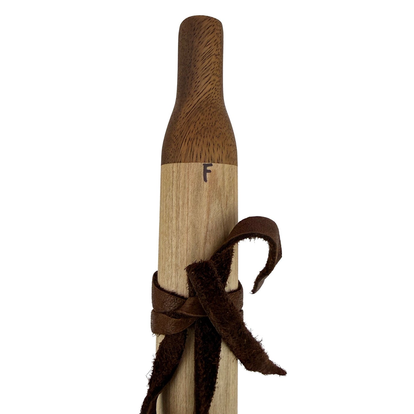 Native American Flute in F Minor by Nash Tavewa, Maple with Acacia Mouthpiece 