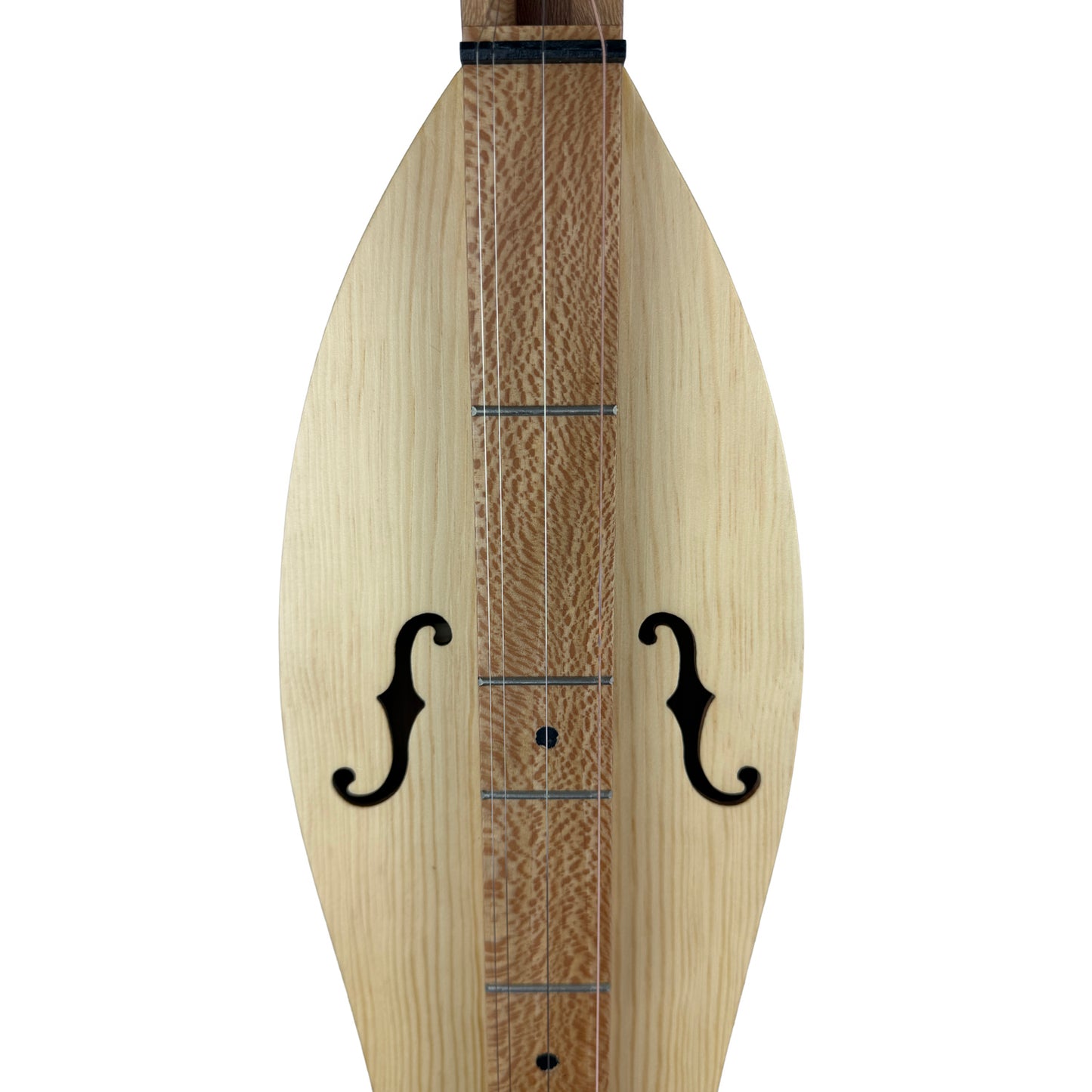 Mountain Dulcimer, 4 Strings, Lacewood with Spruce Top 