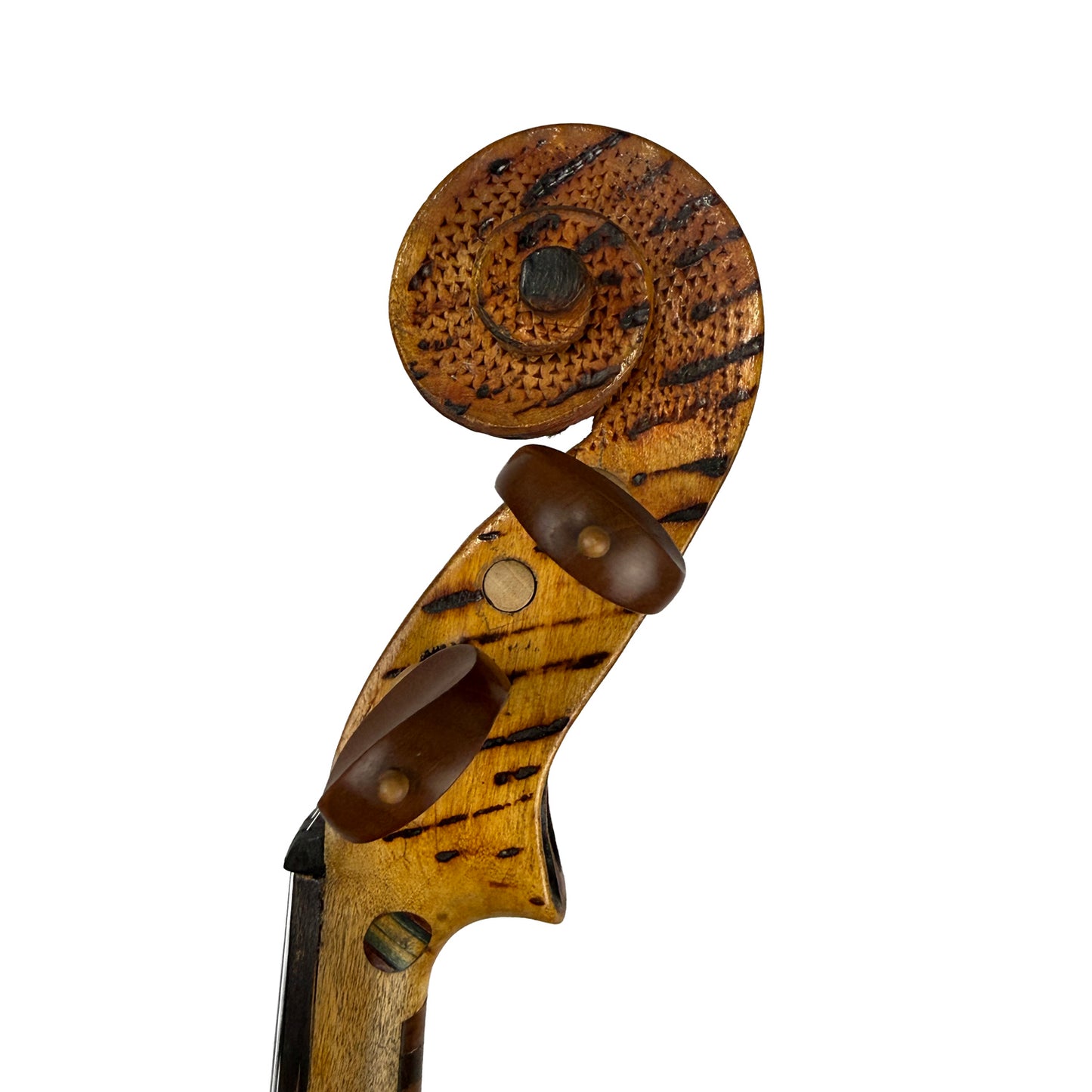 Handmade Matchstick Fiddle by F. Potter 