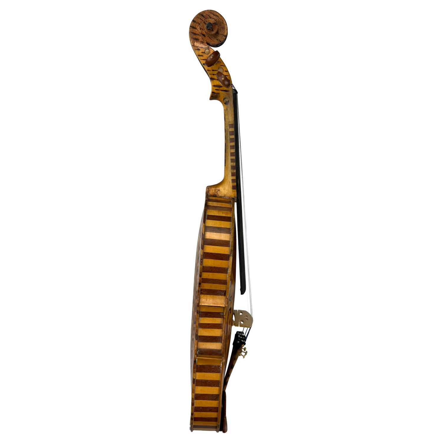 Handmade Matchstick Fiddle by F. Potter 