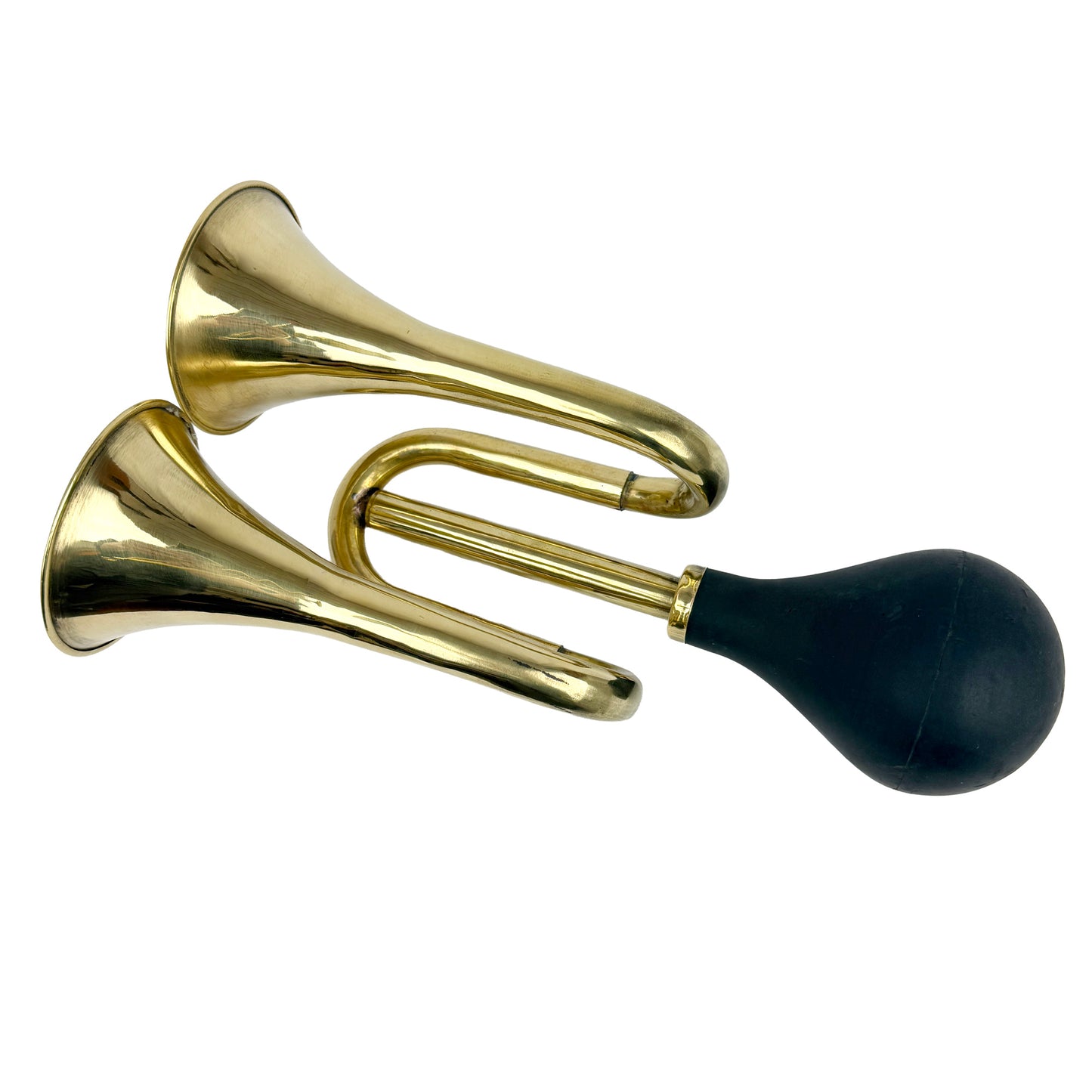 Brass Bulb Horn, Large Double Bell 