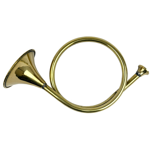 Brass Circular Horn, 10" 