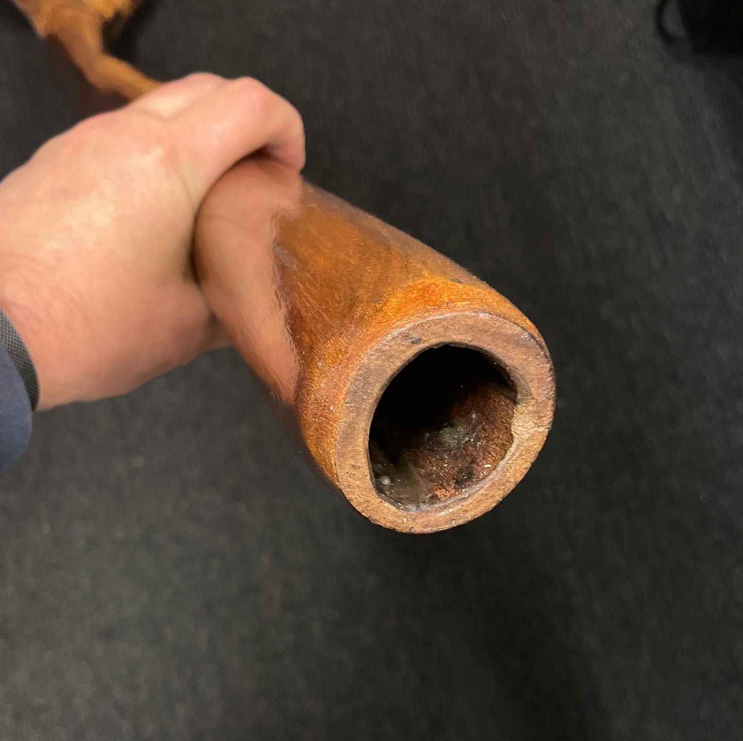 Eucalyptus Didgeridoo with Burl by Naiuwa Art Lark in the Morning