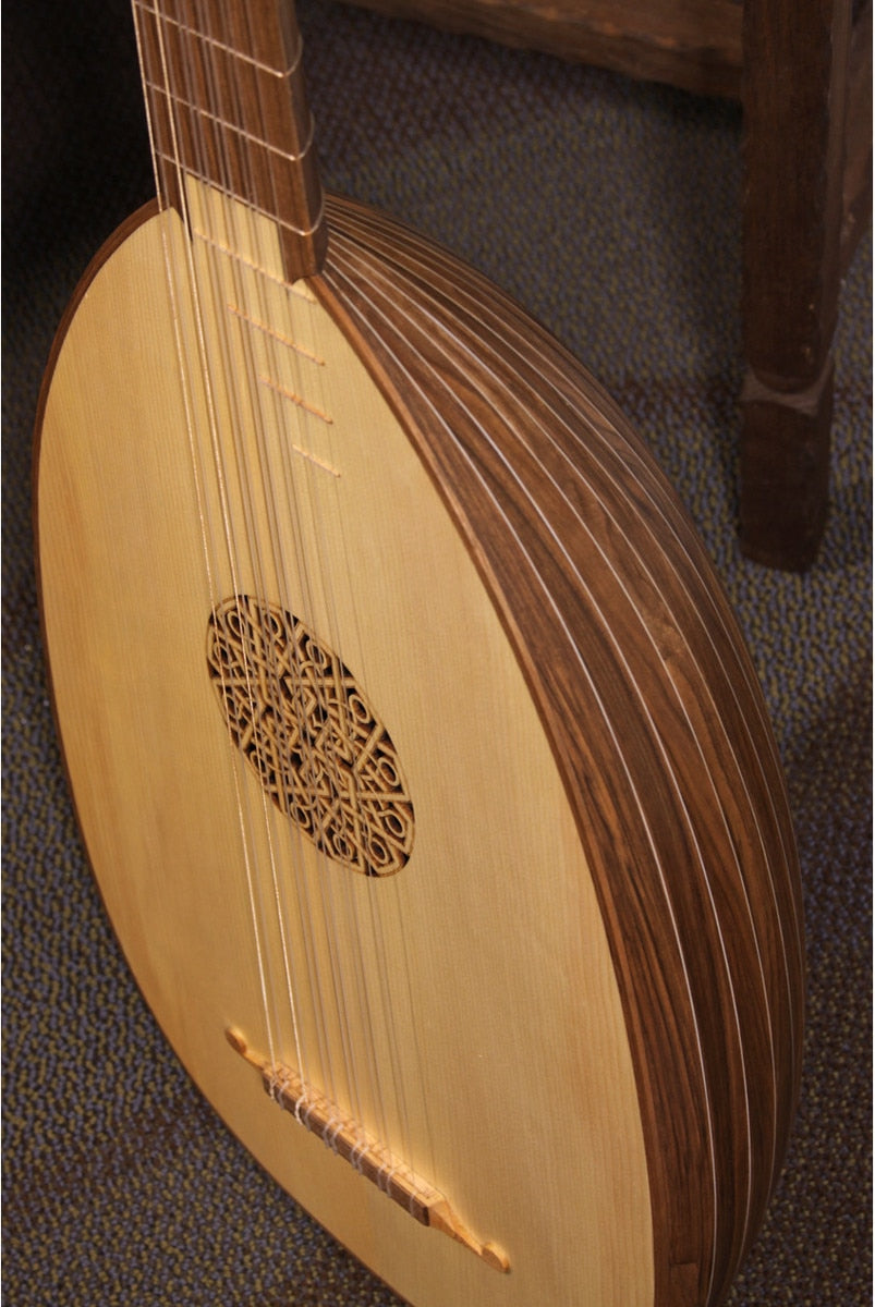 ルーズベック デラックス 6コース リュート ウォルナット