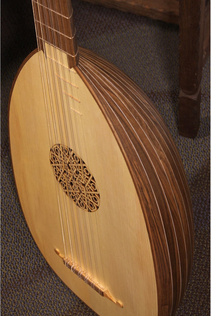 ルーズベック デラックス 6コース リュート ウォルナット