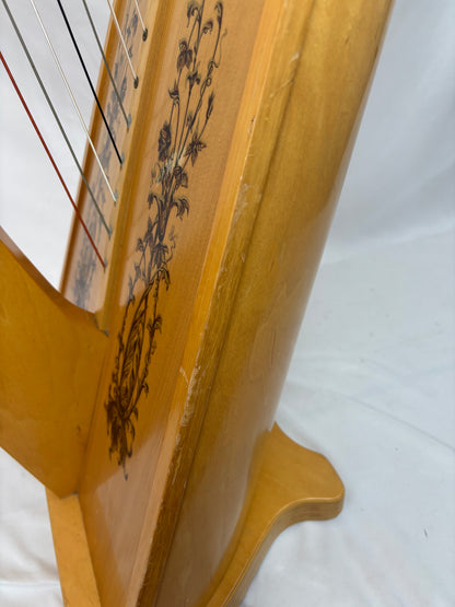Lyon & Healy Troubadour IV Harp,  Pre-owned