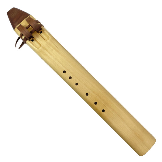 Native American Drone Flute in Low C minor by Nash Tavewa, Yellow Cedar Native American Flutes Nash Tavewa   