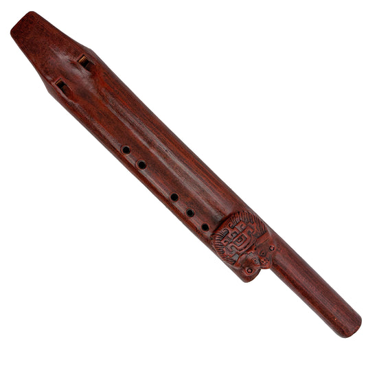 Native American Ceramic Harmony Flute in D/G, by Nash Tavewa