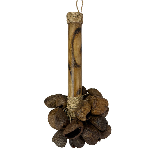 Spice (Kluwak) Nut Shaker, Bamboo Handle